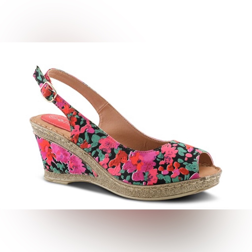 PATRIZIA CANDACE-BLOOM SLINGBACK SANDALS In like New Condition.